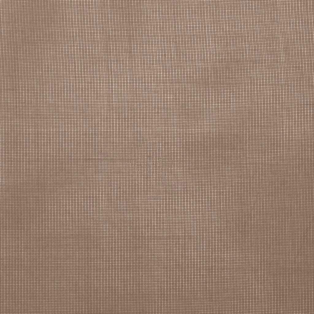 Voile Curtain Panels with Rod Pockets, 2 Pcs, Light Brown