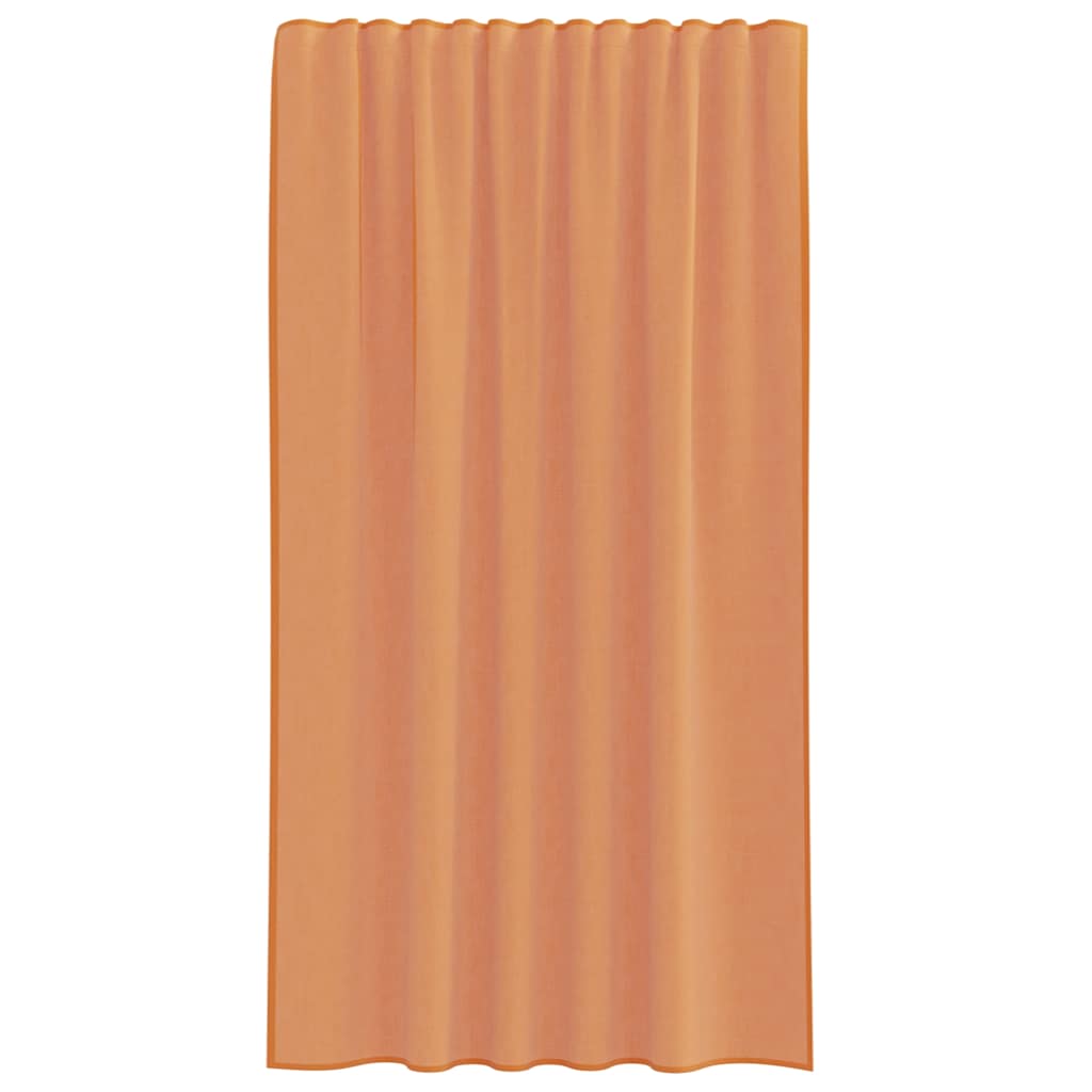 Voilages à passant 2 pcs Terracotta