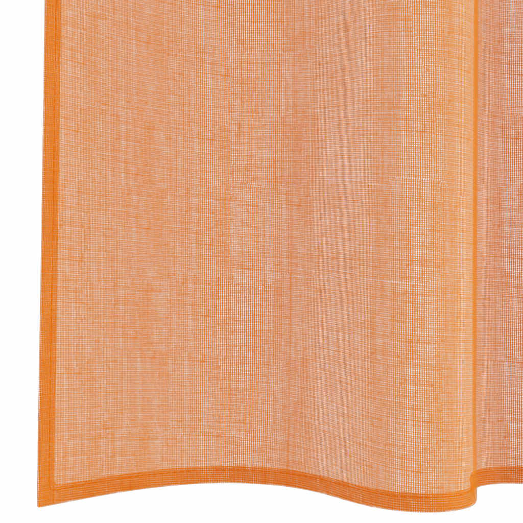 Voilages à passant 2 pcs Terracotta