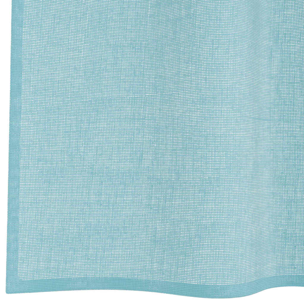 Voilages à passant 2 pcs Turquoise