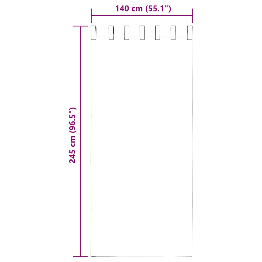 Voile Curtains with Rod Pockets, 2 pcs, Wine Red