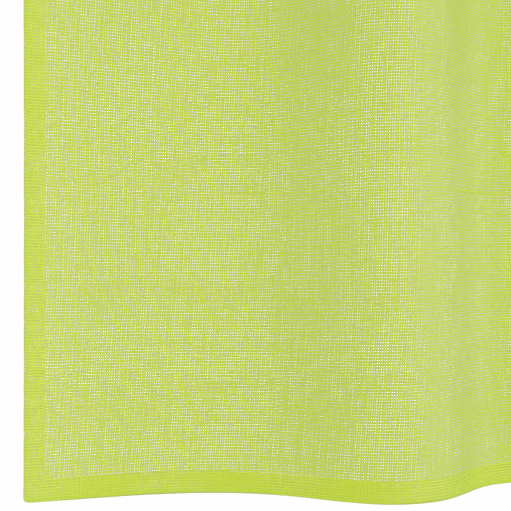 Voile Tab Top Curtains 2 pcs. Apple Green