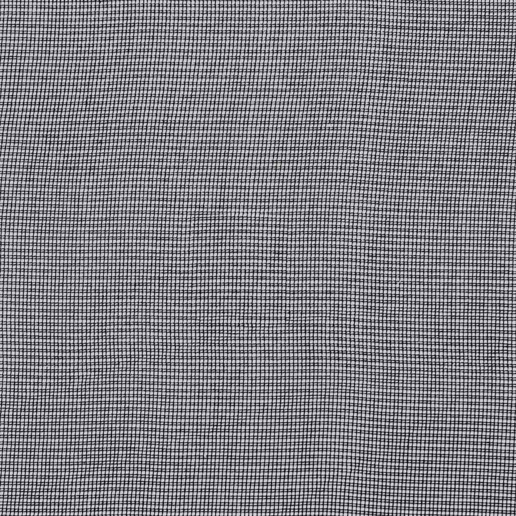 Voile Vorhänge mit Lasche 2 Stk. Schwarz