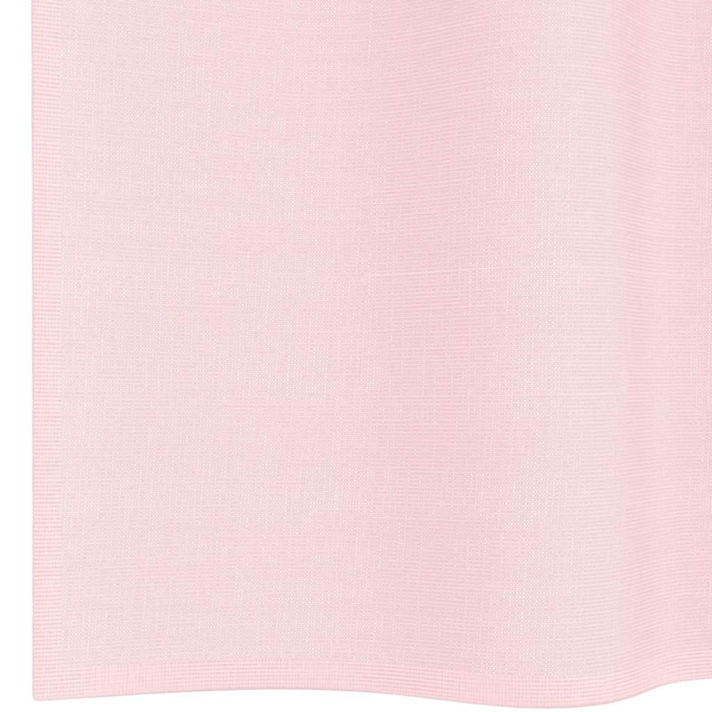 Voile Vorhänge mit Schlaufen 2 Stk. Hellrosa 140x140 cm