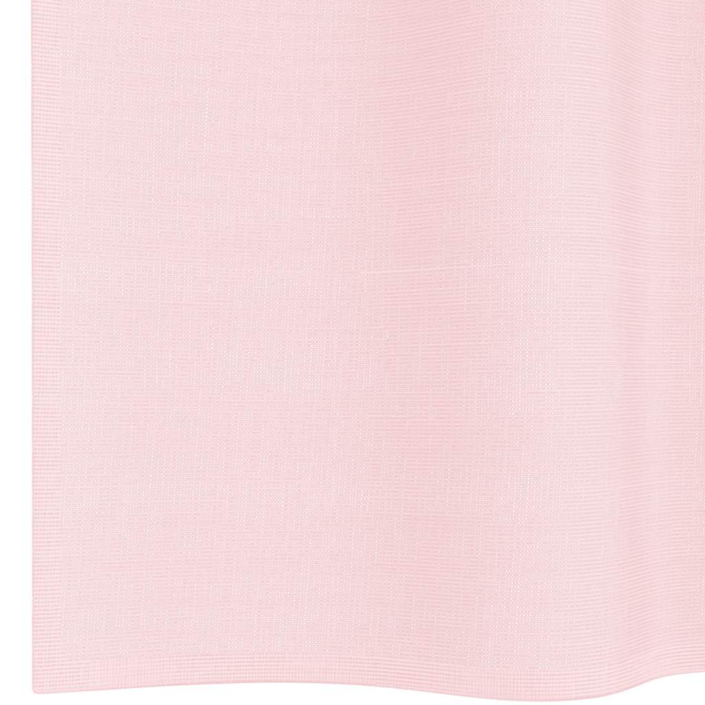 Voile Rideaux à passants 2 pcs. Rose clair 140x225 cm