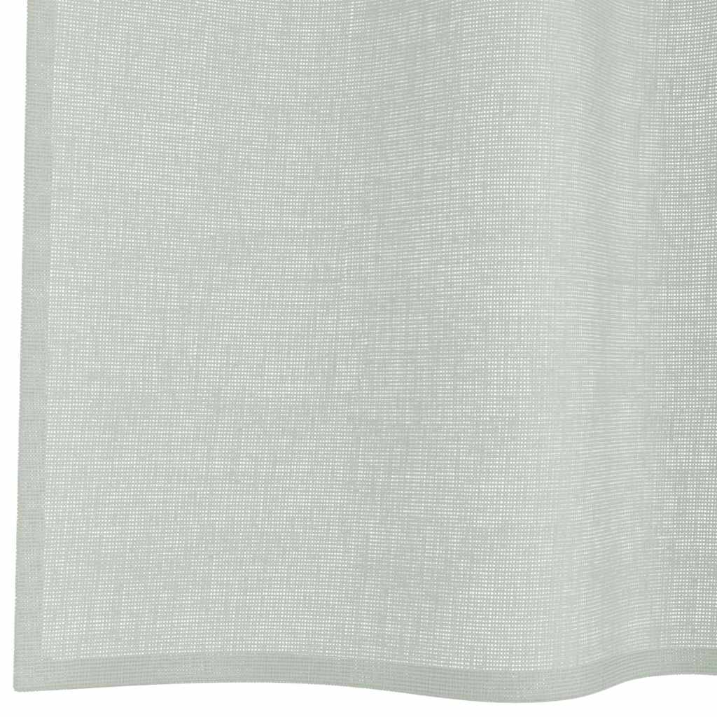 Voilages à passants 2 pcs Gris clair 140x245 cm