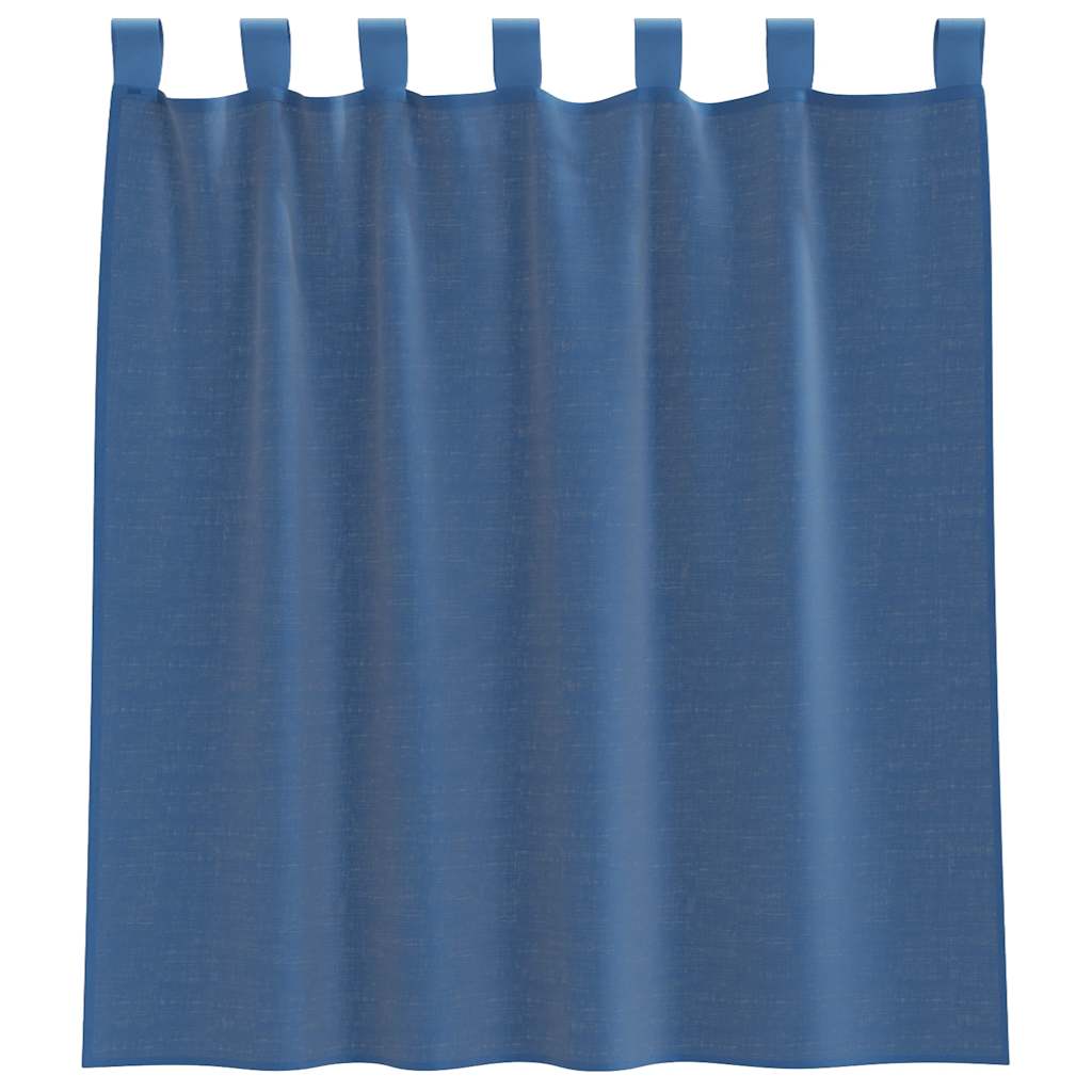 Voile Vorhänge mit Schlaufen 2 Stk. Hellgrau 140x260 cm