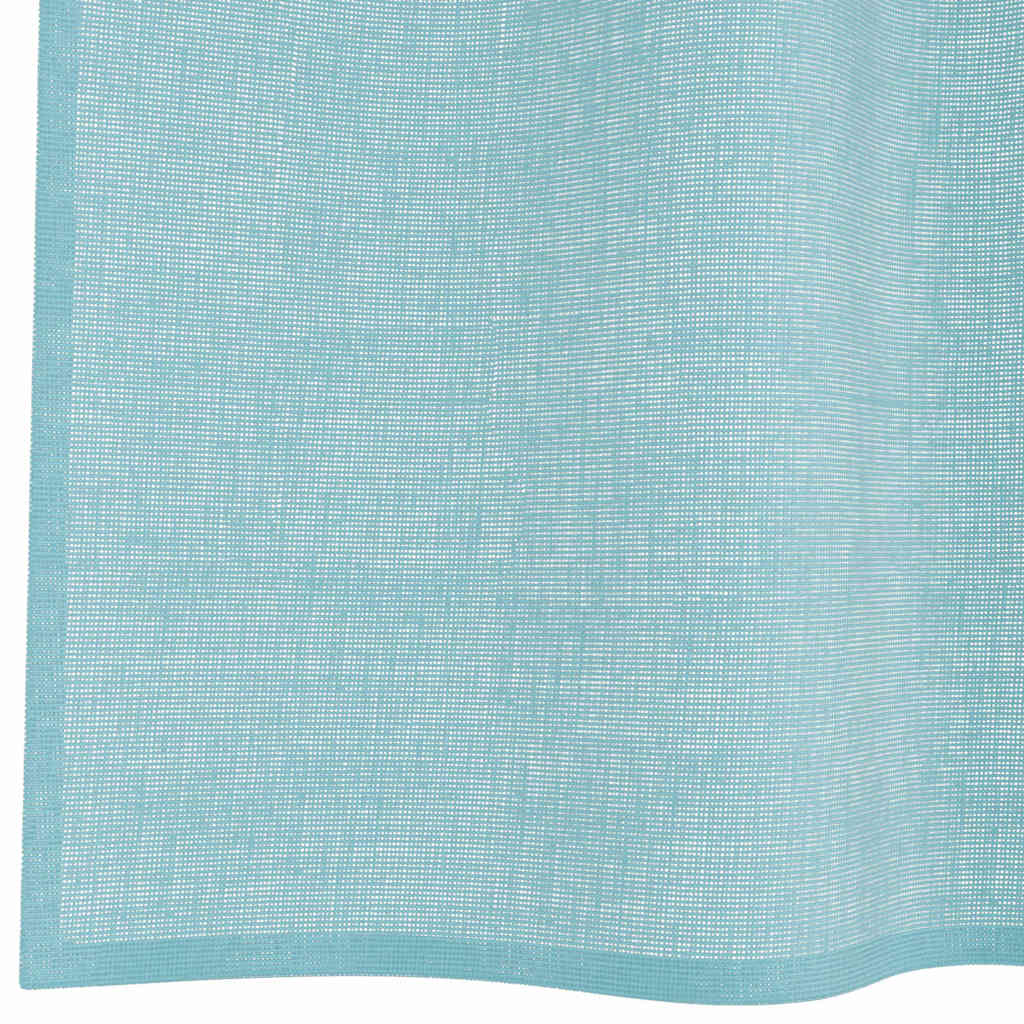Voile Vorhänge mit Schlaufen 2 Stk. Türkis 140x260 cm