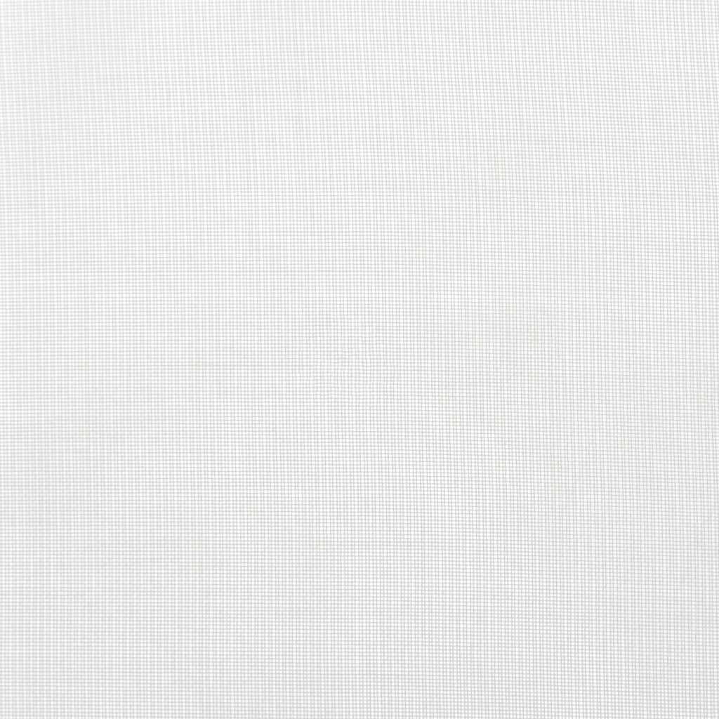 Voile Vorhänge mit Schlaufen 2 Stk. Weiß 140x260 cm