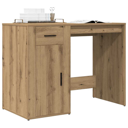 Bureau chêne Artisan 100x49x75 cm aggloméré