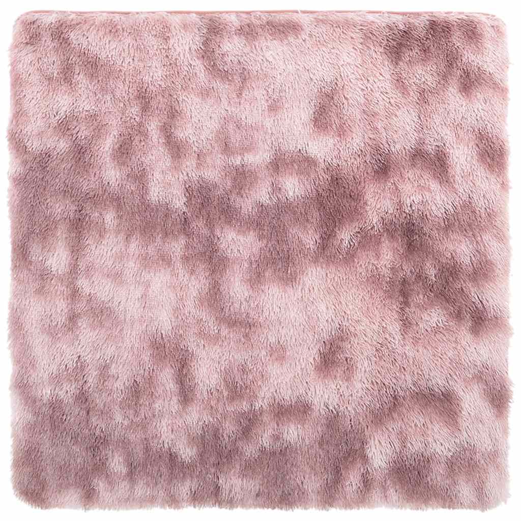 Tapis shaggy à poils longs NAVARRA Rose ancien 240x240 cm Polyester