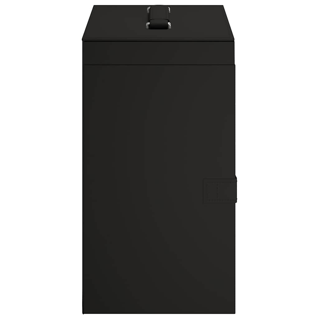 Boîte à bijoux 5 niveaux avec miroir Verrouillable Noir