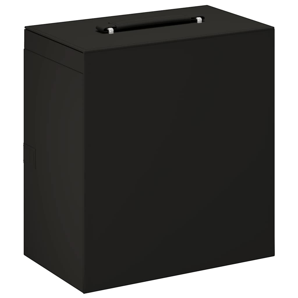 Boîte à bijoux 5 niveaux avec miroir Verrouillable Noir