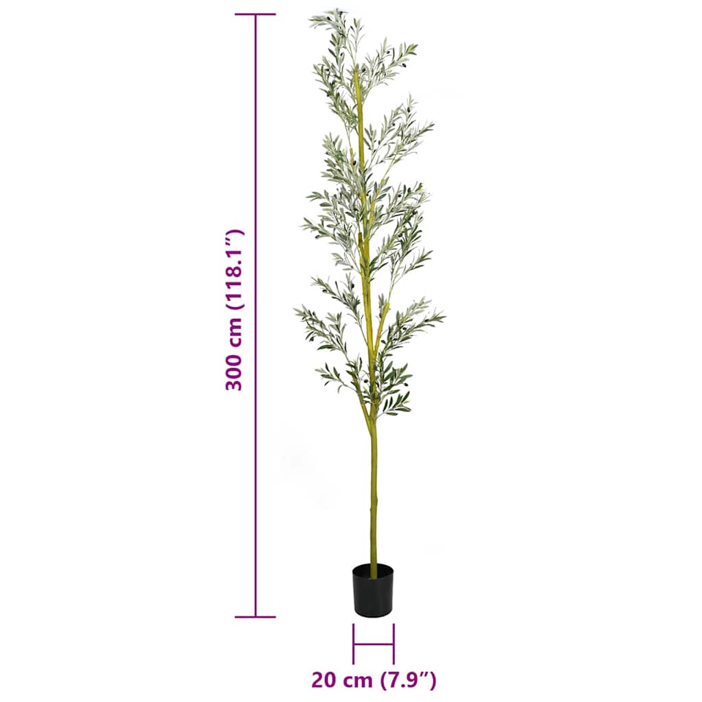 Olivenbaum Künstlich 1000 Blätter 300 cm Grün