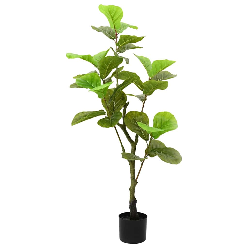 Artificial Ficus Tree, 30 Leaves, 125 cm, Green