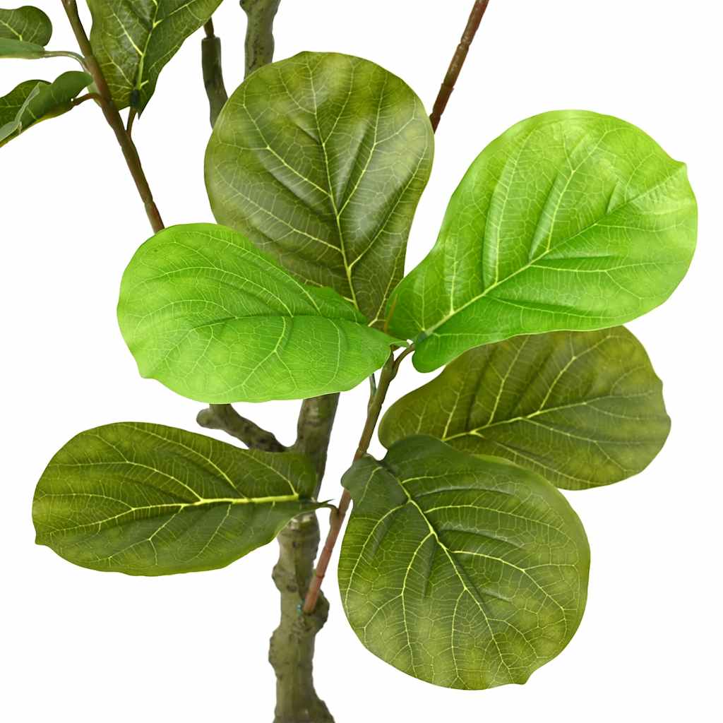 Artificial Ficus Tree, 30 Leaves, 125 cm, Green
