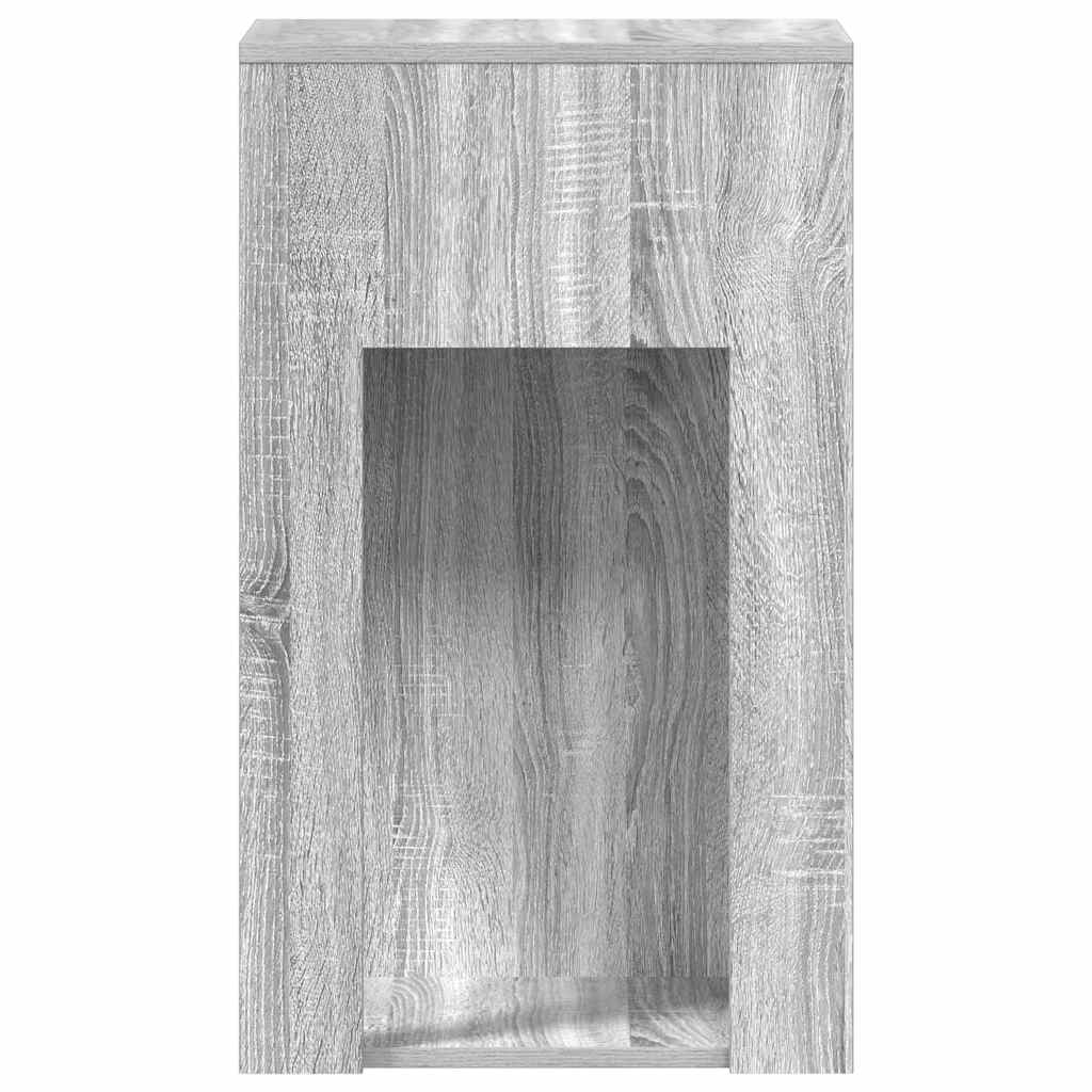 Computer Cabinet with Drawer Grey Sonoma 30x44x74 cm