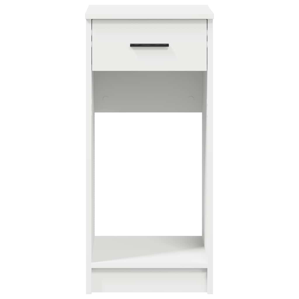 Computer Cabinet with Drawer White 35x45x77 cm