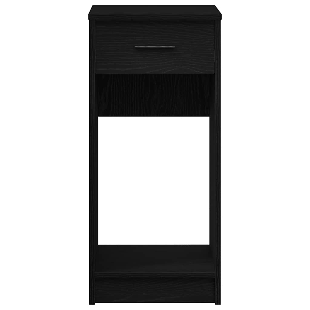 Computer Cabinet with Drawer Black 35x45x77 cm