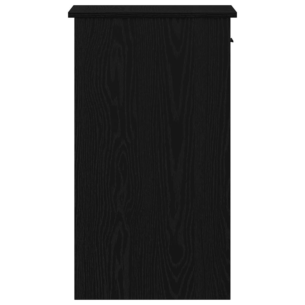 Computer Cabinet with Drawer Black 35x45x77 cm