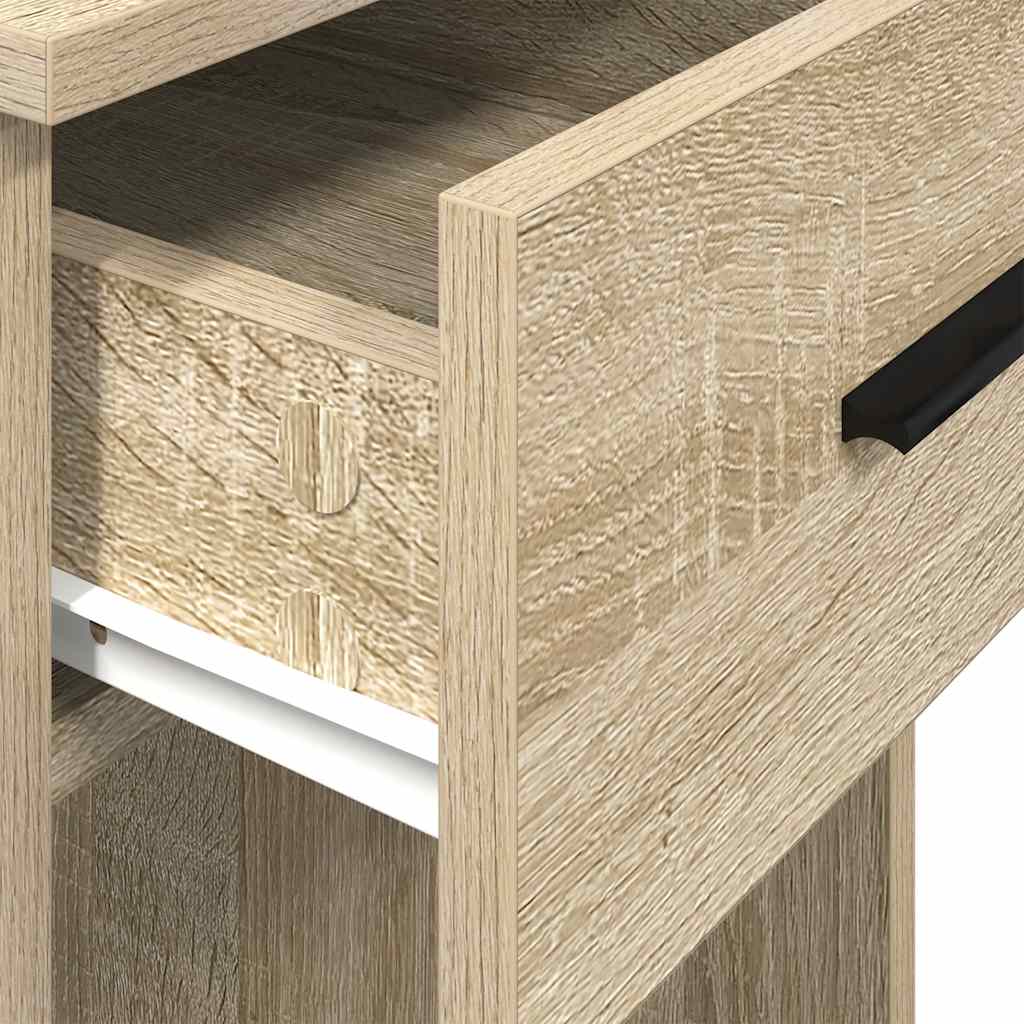Computer Cabinet with Drawer Sonoma Oak 35x45x77 cm