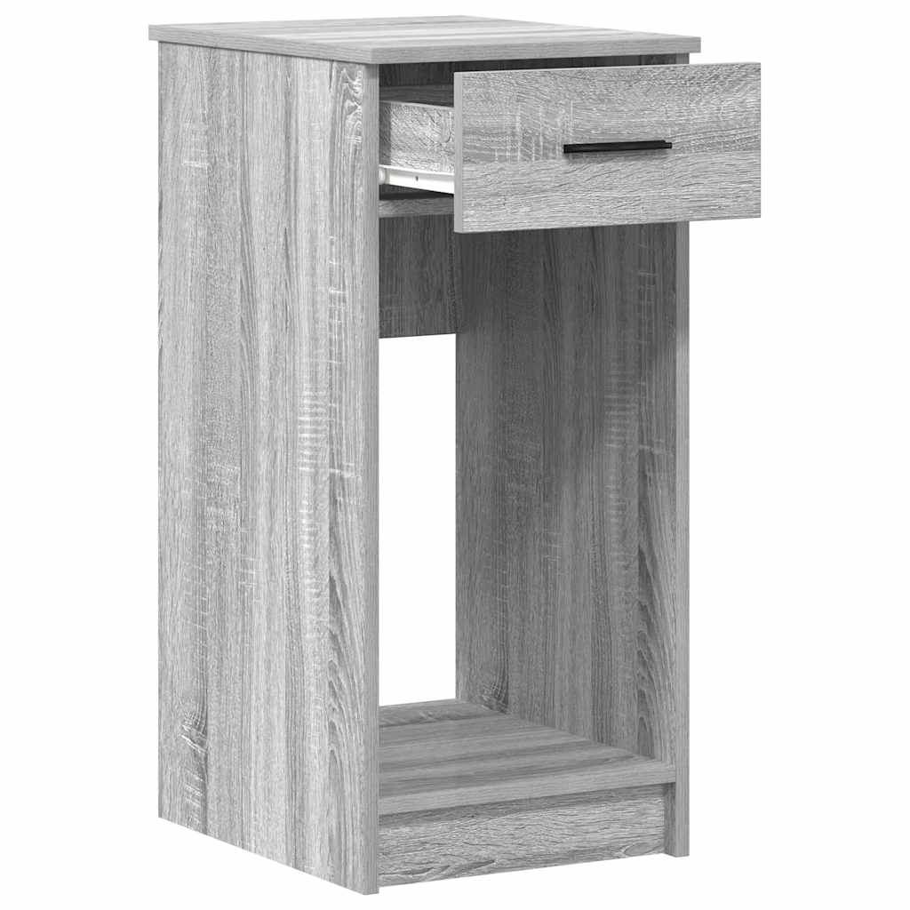 Computer Cabinet with Drawer Grey Sonoma 35x45x77 cm