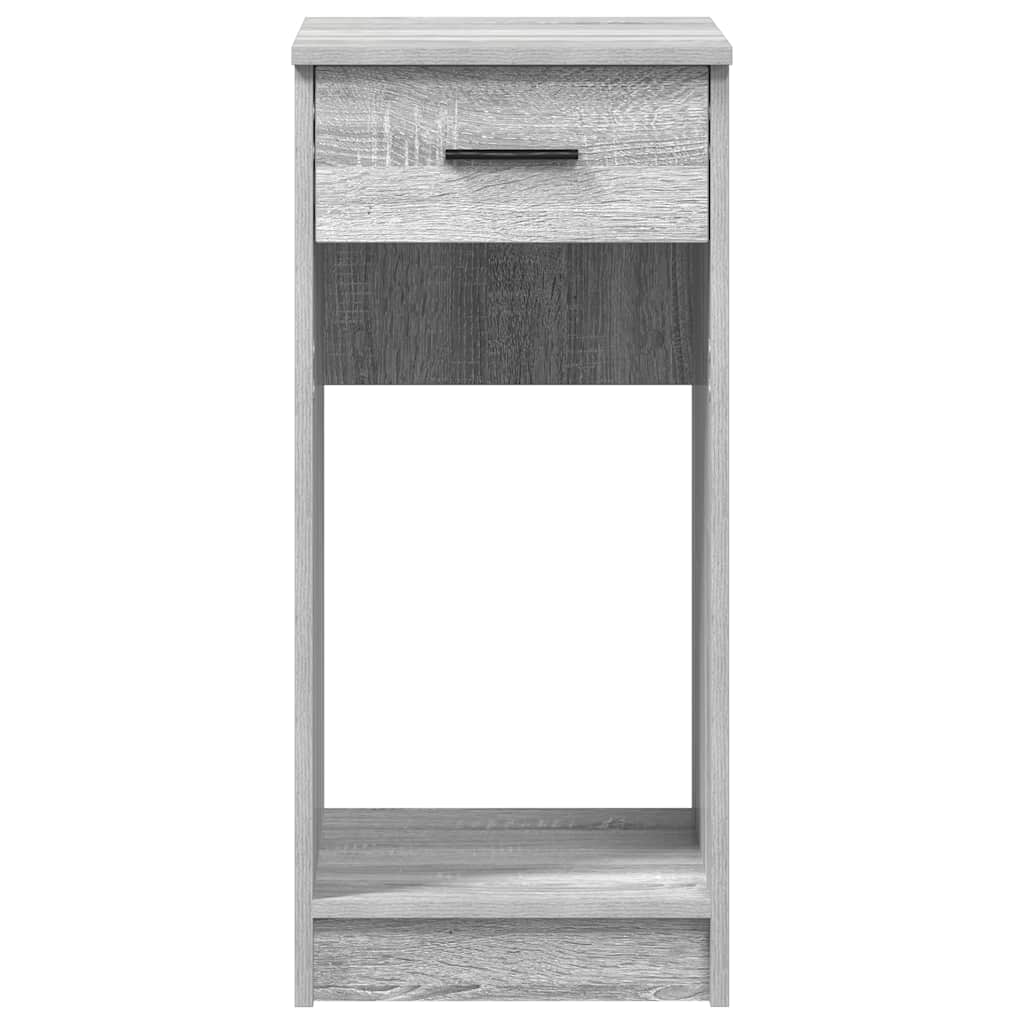 Computer Cabinet with Drawer Grey Sonoma 35x45x77 cm