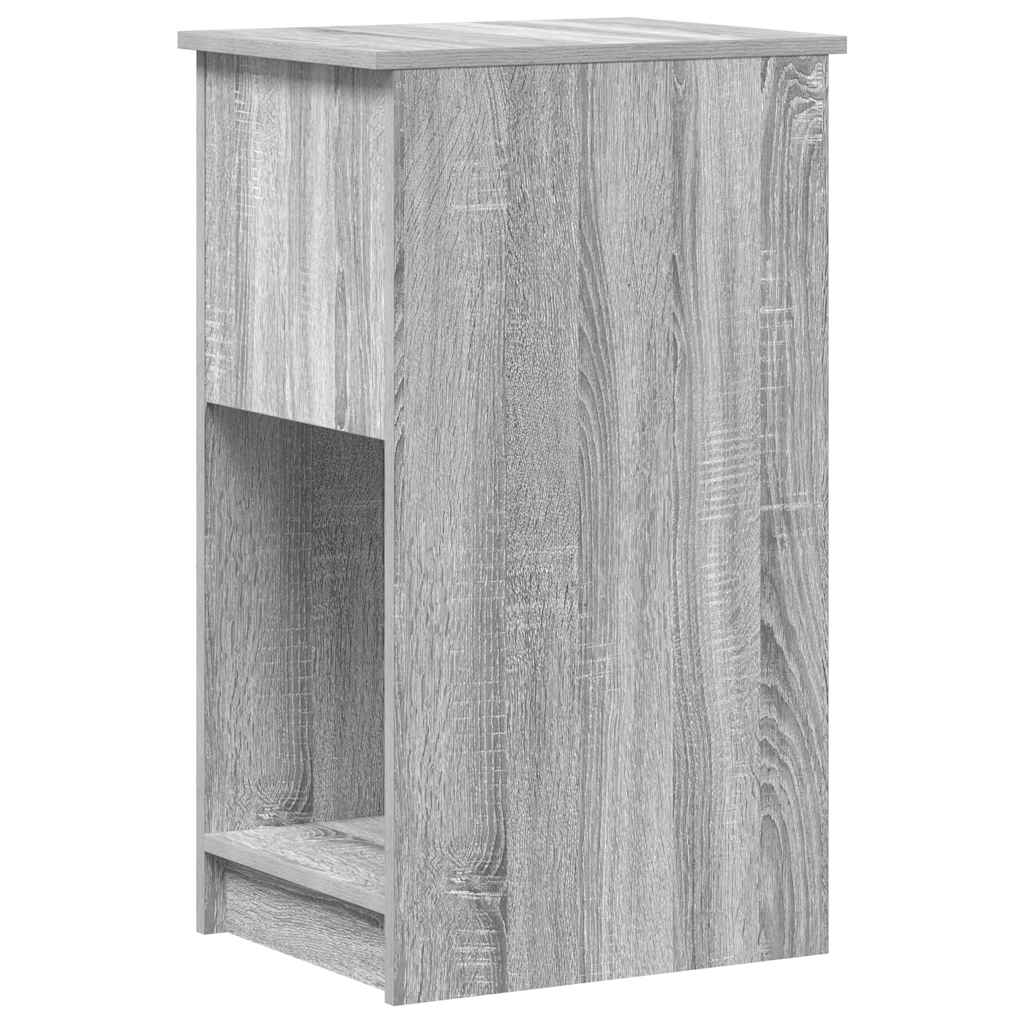 Computer Cabinet with Drawer Grey Sonoma 35x45x77 cm