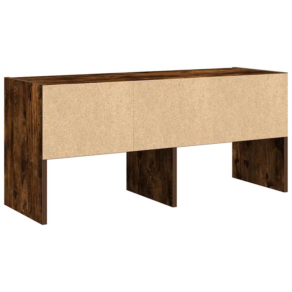 Étagère à chaussures empilable Chêne fumé 89,5x30x40 cm