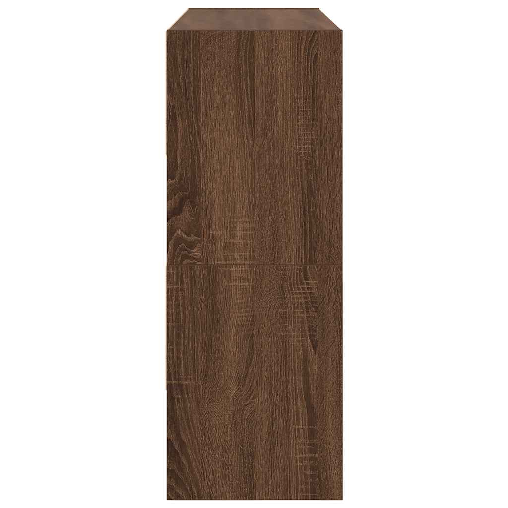 Shoe Racks 2 pcs. Stackable Brown Oak-Look 89.5x30x40 cm