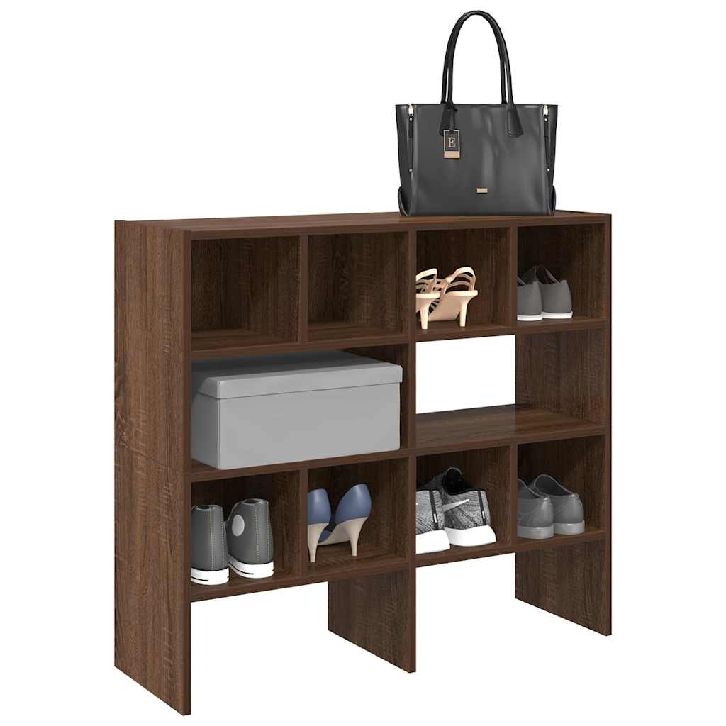 Shoe Racks 2 pcs. Stackable Brown Oak-Look 89.5x30x40 cm