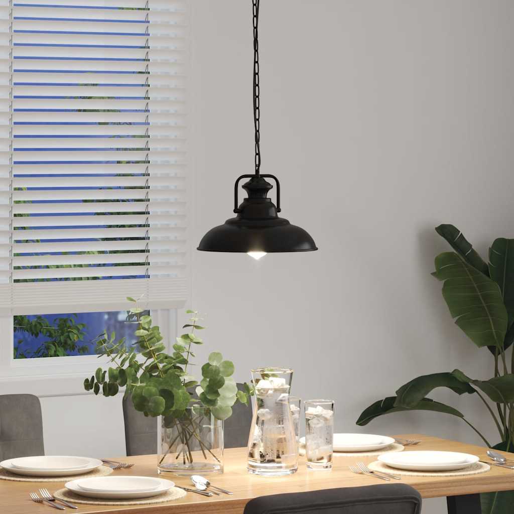 Pendant light E27 Black Ø 31 cm Iron