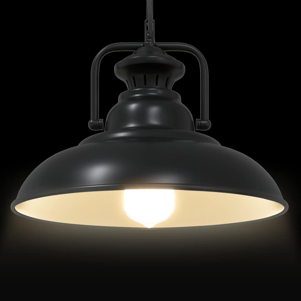 Pendant light E27 Black Ø 31 cm Iron