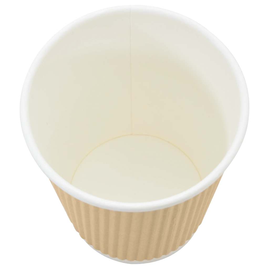 Pappbecher 500 Stk. 8oz 200ml Braun