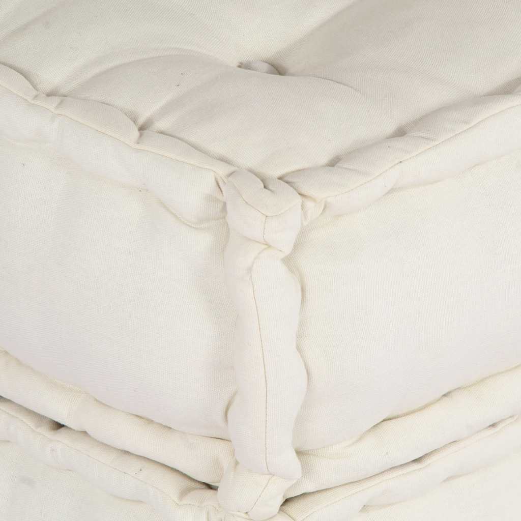 Élément de canapé modulaire Crème 70x70x54 cm Tissu