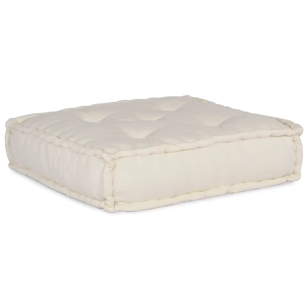 Élément de canapé modulaire Crème 70x70x54 cm Tissu
