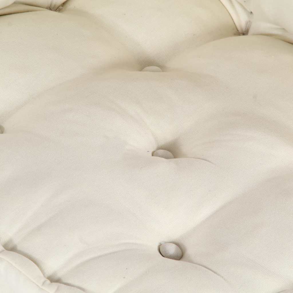 Élément de canapé modulaire Crème 70x70x54 cm Tissu
