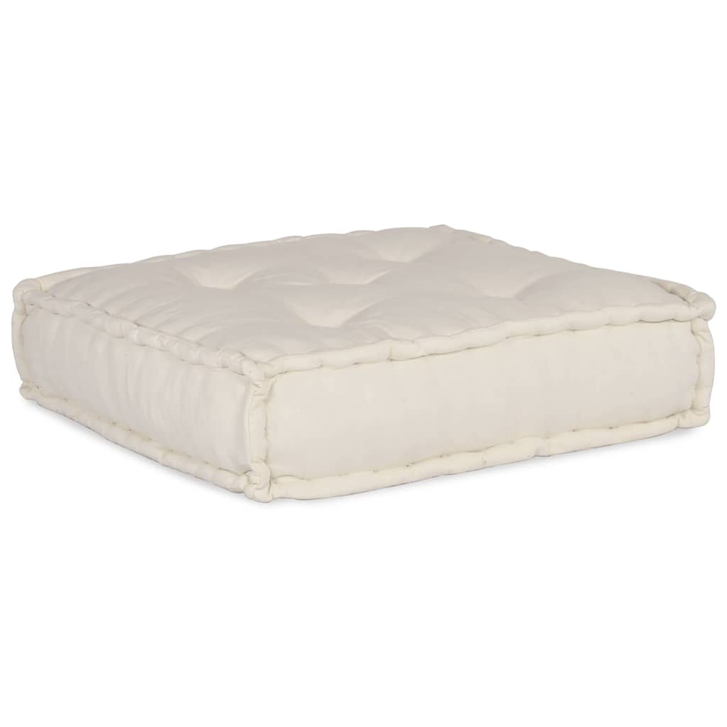 Modular Sofa Element Cream 70x70x36 cm Fabric