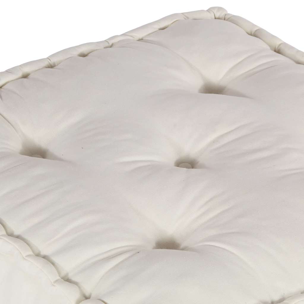 Modular Sofa Element Cream 70x70x36 cm Fabric