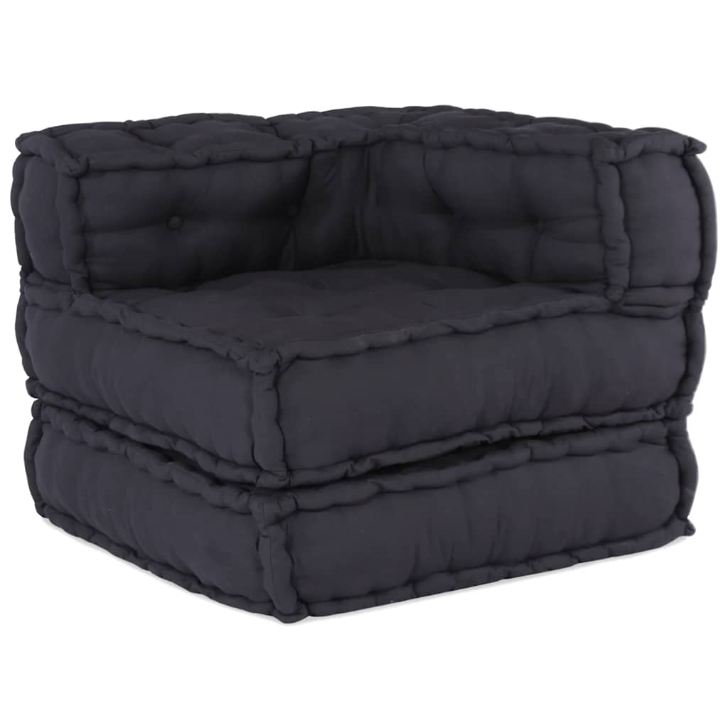 Élément de canapé modulable anthracite 70x70x54 cm tissu