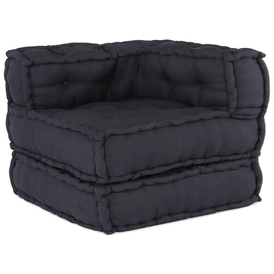 Modulares Sofaelement Anthrazit 70x70x54 cm Stoff