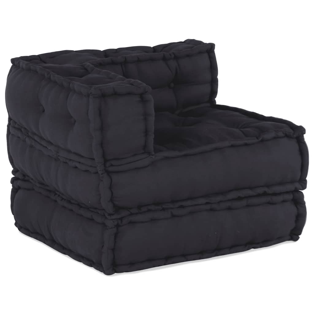 Élément de canapé modulable anthracite 70x70x54 cm tissu