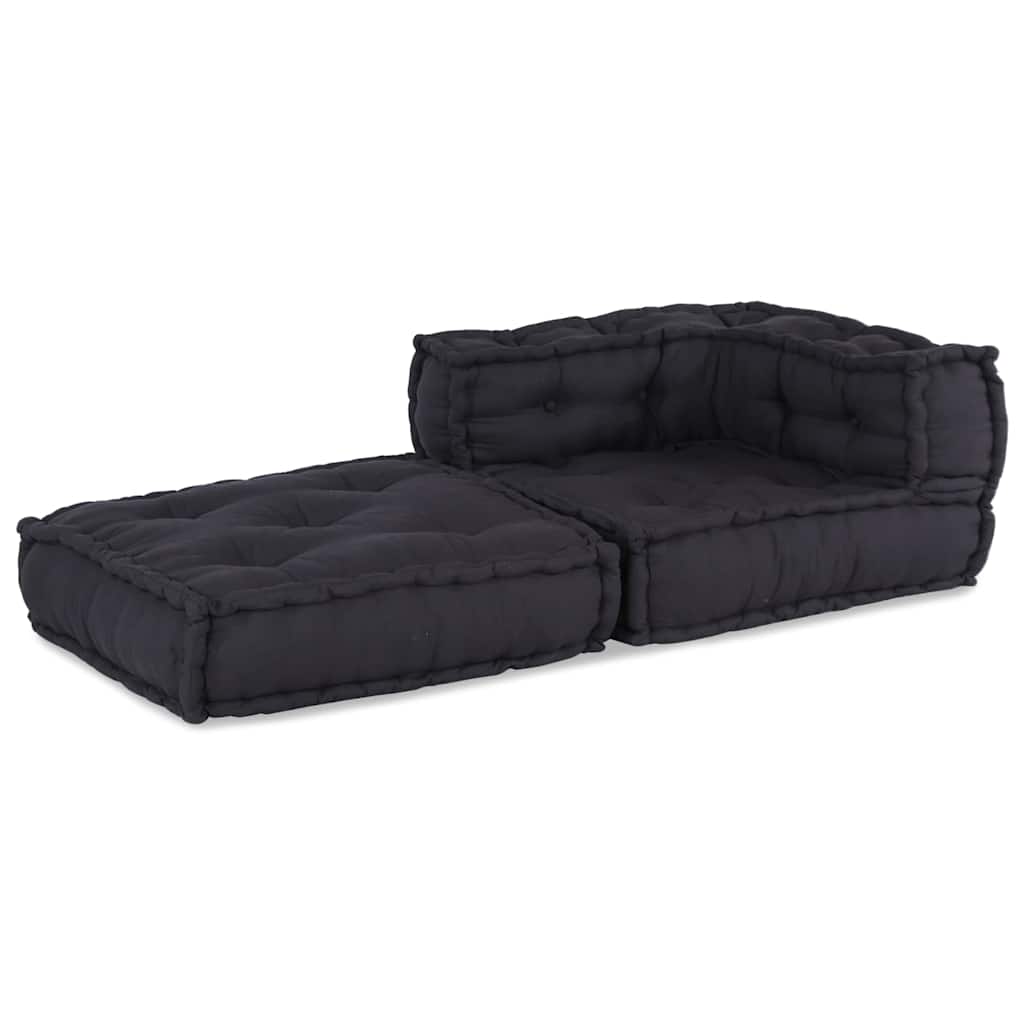 Élément de canapé modulable anthracite 70x70x54 cm tissu