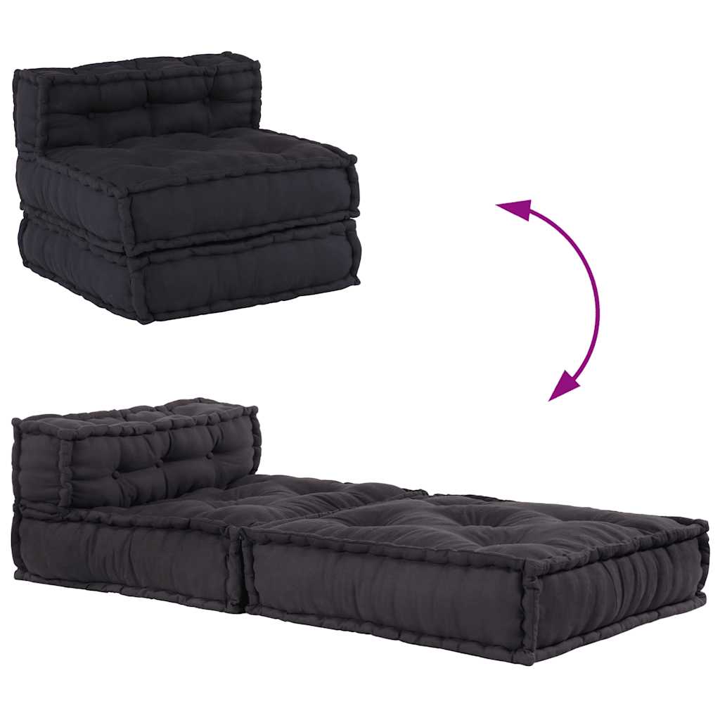 Modular Sofa Element Anthracite 70x70x54 cm Fabric