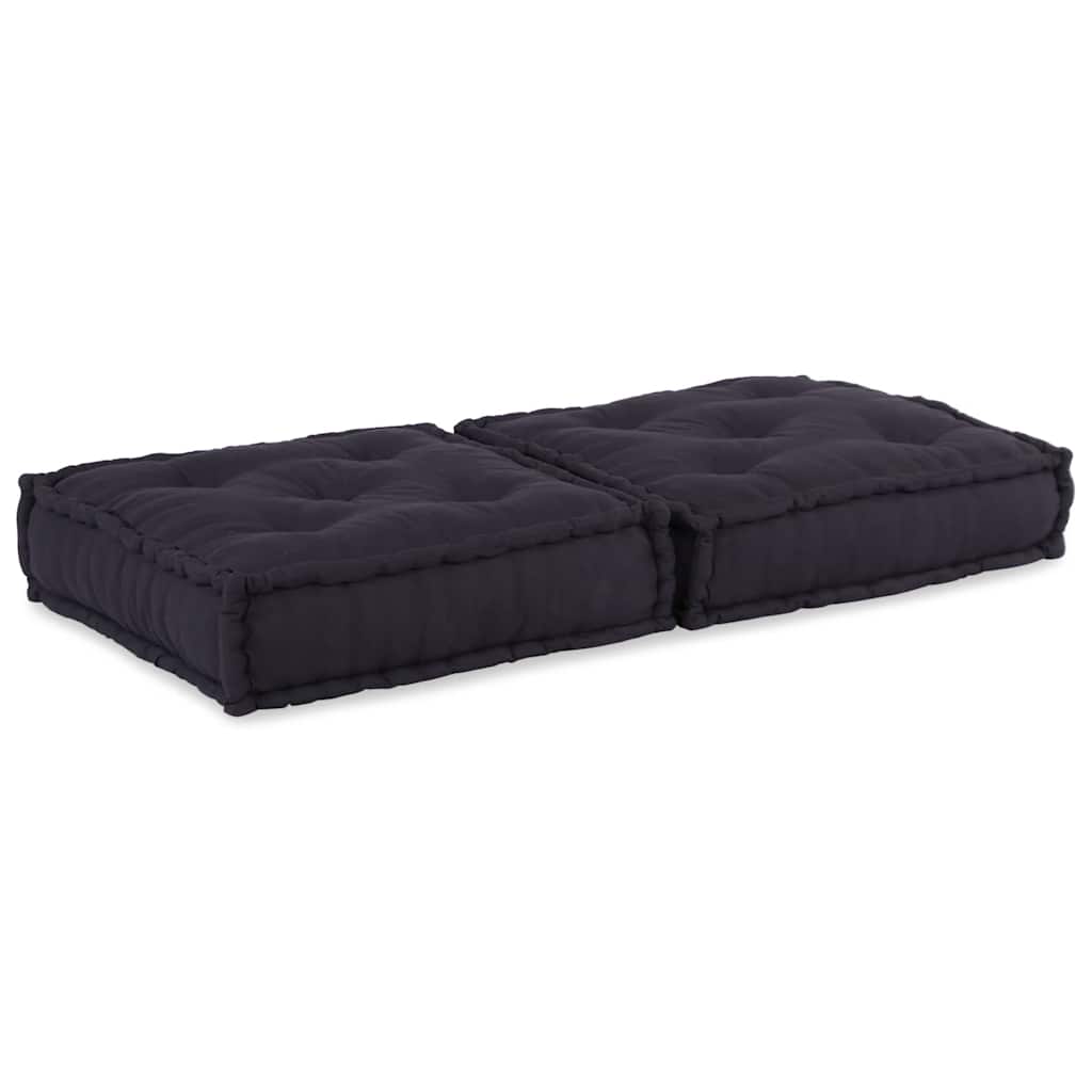 Élément de canapé modulable anthracite 70x70x36 cm Tissu