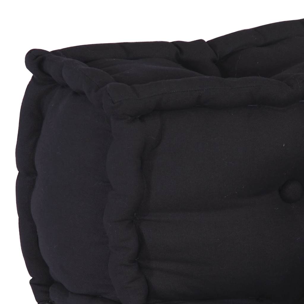 Canapé modulable 2 places anthracite 140x70x36 cm Tissu