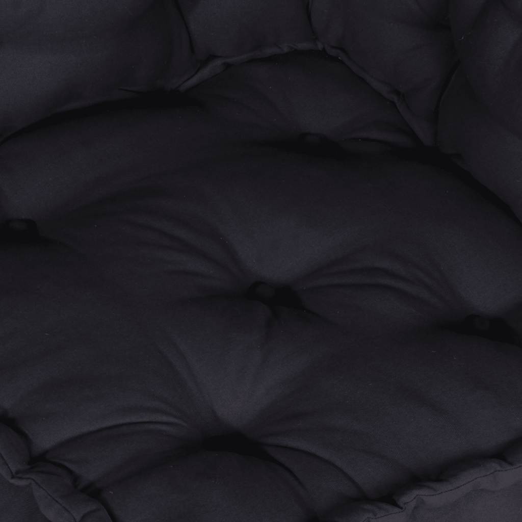 Canapé modulable 2 places anthracite 140x70x36 cm Tissu