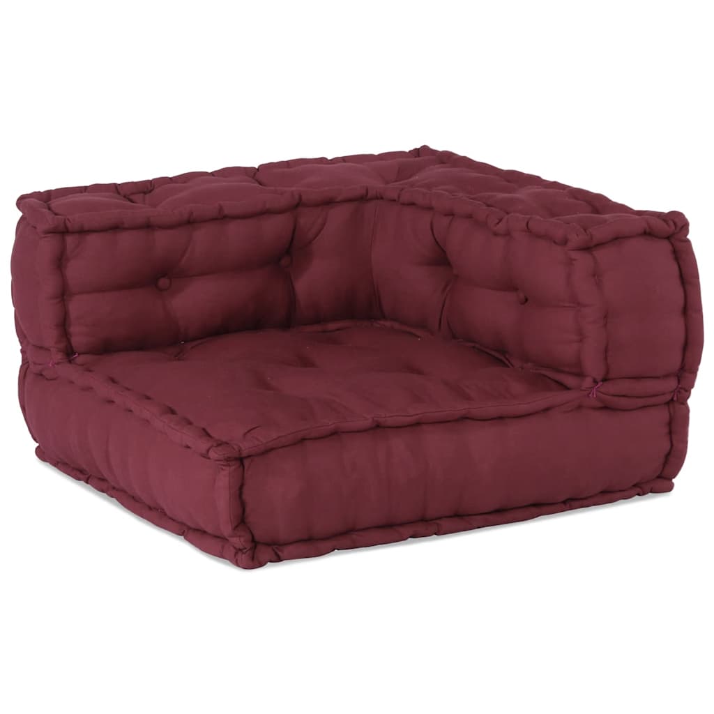 Élément de canapé modulable Marron Châtaigne 70x70x54 cm Tissu