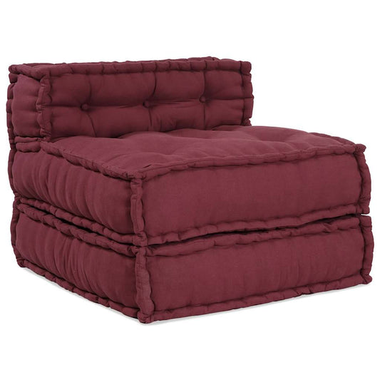 Modulares Sofaelement Kastanienbraun 70x70x54 cm Stoff