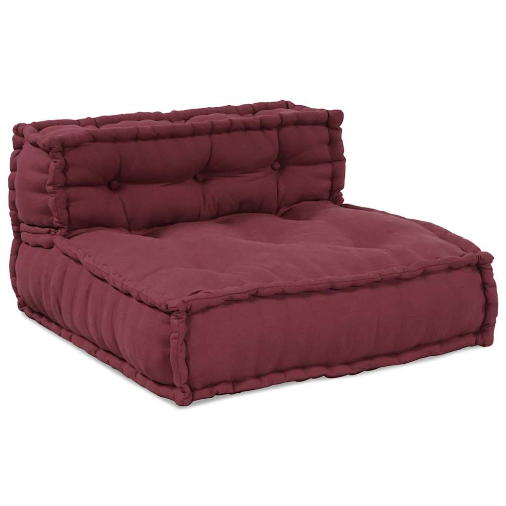Modular Sofa Element Chestnut Brown 70x70x54 cm Fabric